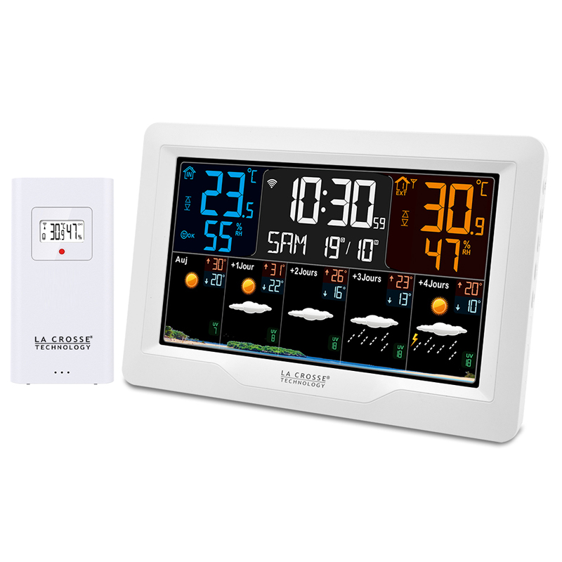 Station météo WS9274 Blanc - Avec Kit de démarrage Mobile Alerts - LA  CROSSE TECHNOLOGY - Promo-Optique