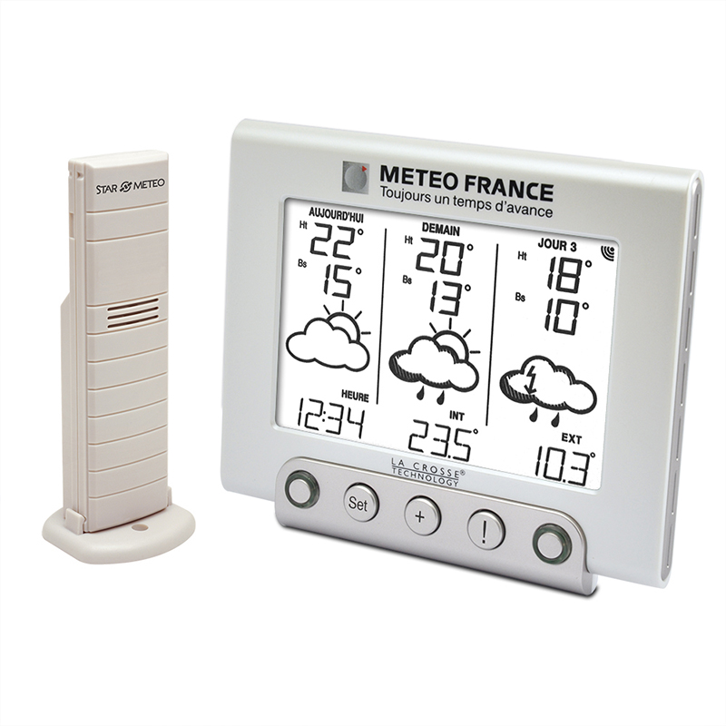 La Crosse Technology Avis Produits - Météo - STATION METEO LA CROSSE  TECHNOLOGY STAR METEO WD9005 Bois foncé sur Pecheur.com