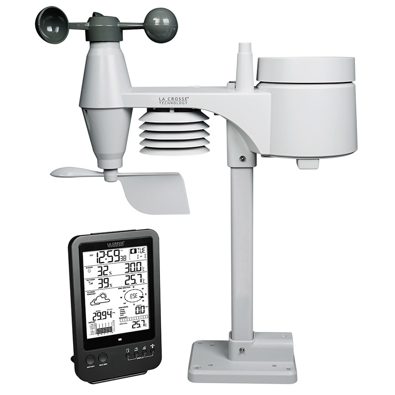 Station meteo avec prevision meteo, alerte de temperature et indice de  confort h