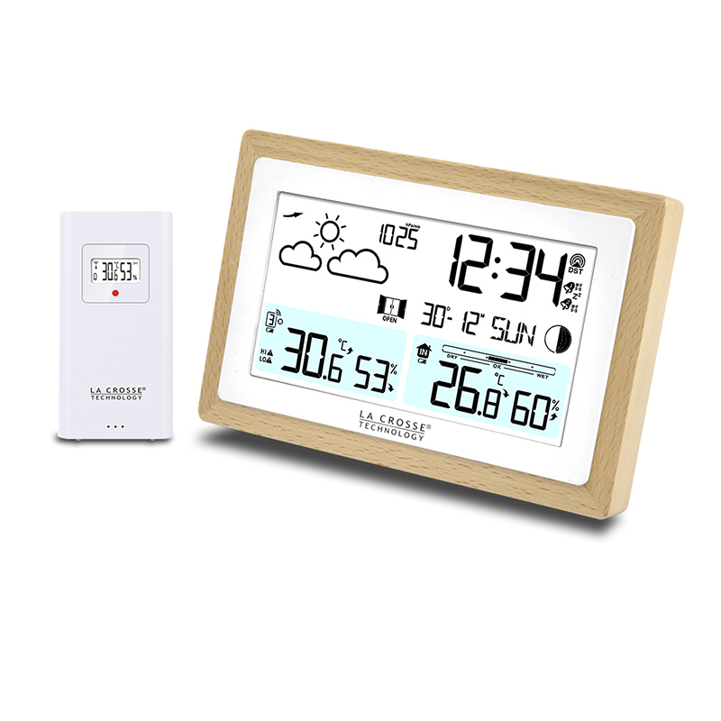 La Crosse Technology - LW3101 Station Météo Wifi avec Prévisions 3 Jours -  Gris