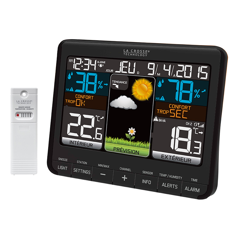 Chargeur Secteur De Remplacement 5V Pour Station Météo La Crosse Technology WS6825 - Câble De 90 Cm Avec Prise Française - Compatible Et Fiable