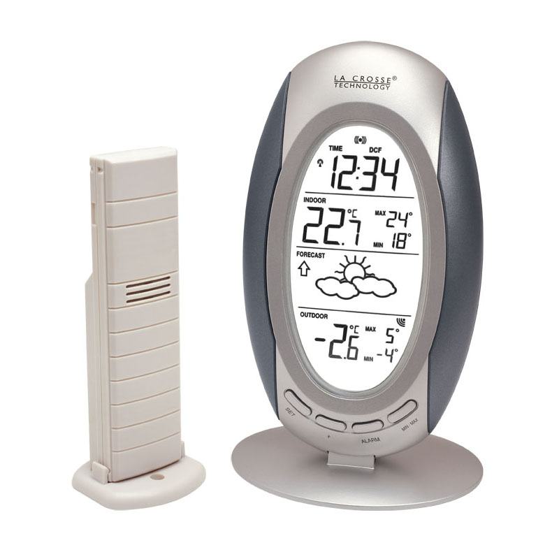 La Crosse Technology WD9542 Transparent/aluminium - Station Météo